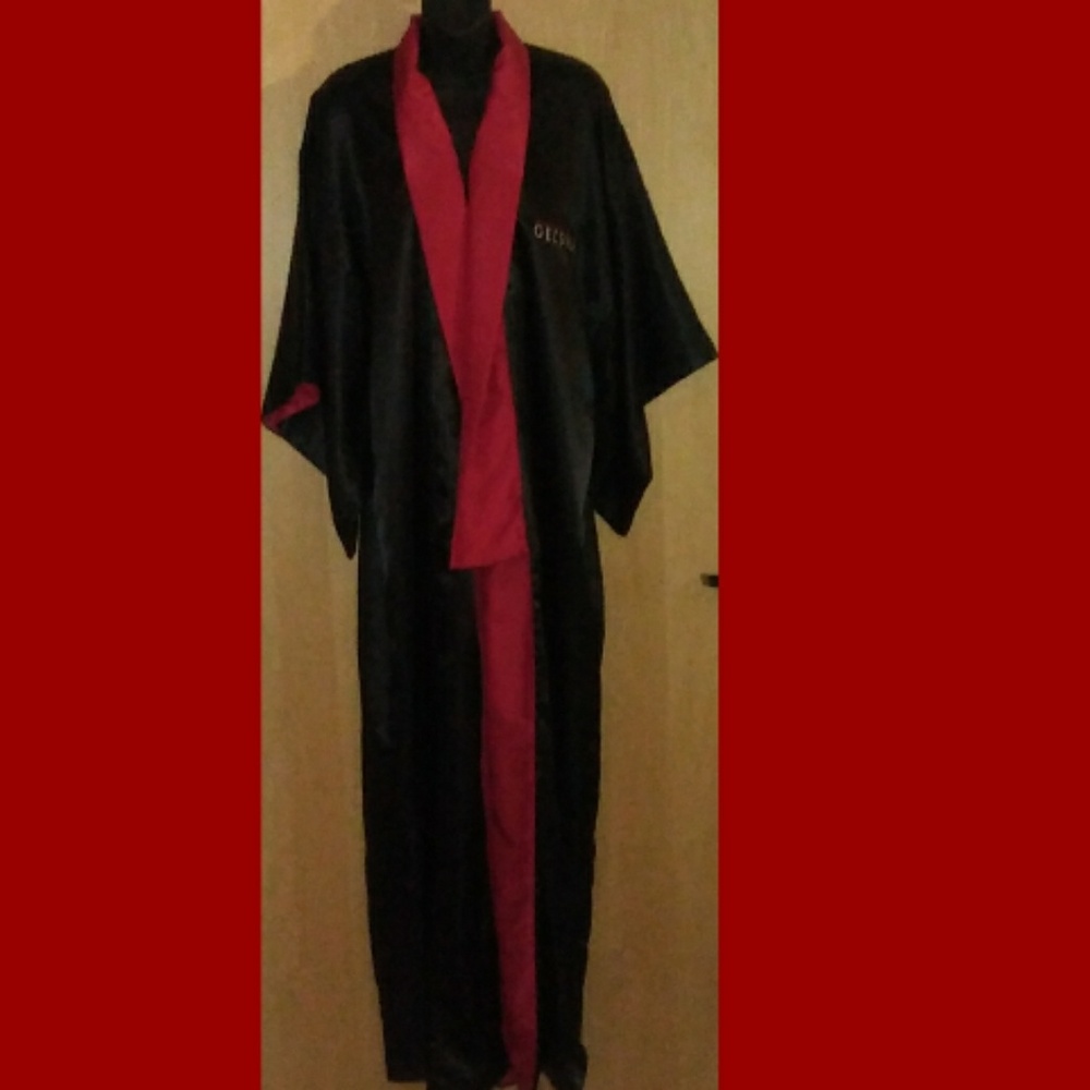 Memoirs of a Geisha Red Black Maxi Kimono!